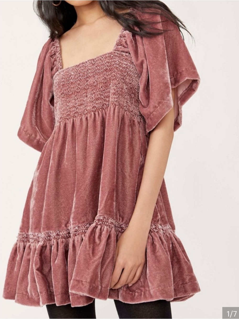 Free people velvet dress